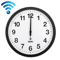 12 Inch Smart WiFi Wall Clock With Auto Time Sync Silent Modern Minimalist Clock 10