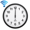 12 Inch Smart WiFi Wall Clock With Auto Time Sync Silent Modern Minimalist Clock 10