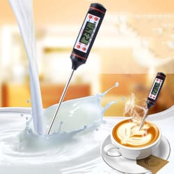 3pcs digital food thermometer instant read probe for cooking bbq oil & baking