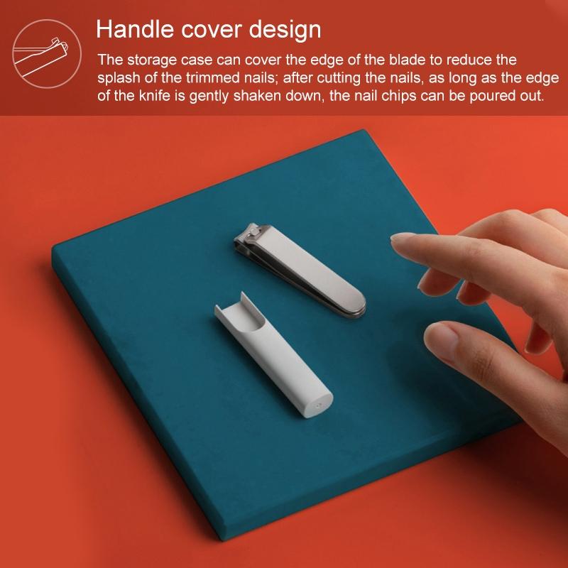 Splash Proof Nail Clippers Portable Stainless Steel Precision Cutter