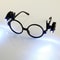 Adjustable LED Reading Light Eyeglass Clip, 2pcs Mini Clip-On Light for Hands-Free Illumination