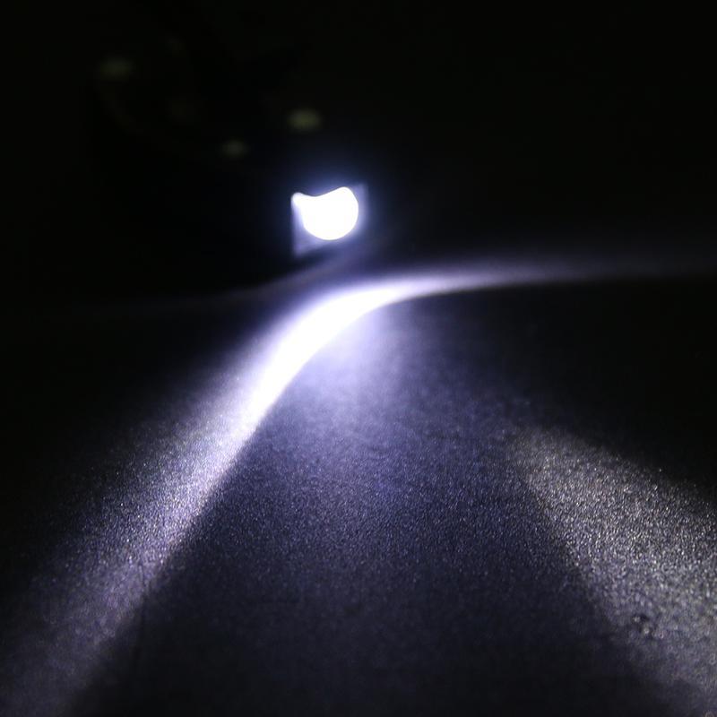 Adjustable LED Reading Light Eyeglass Clip, 2pcs Mini Clip-On Light for Hands-Free Illumination