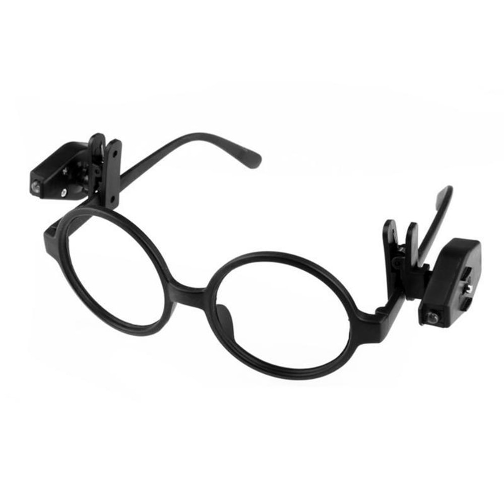 Adjustable LED Reading Light Eyeglass Clip, 2pcs Mini Clip-On Light for Hands-Free Illumination