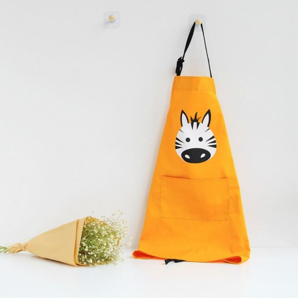 Parent Child Cartoon Apron Set Cotton Sleeveless Kitchen Smock For Kids And Adults 4