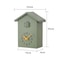 Vintage Cuckoo Clock With Bird Call Hourly Decorative Wall Clock For Home Living 4