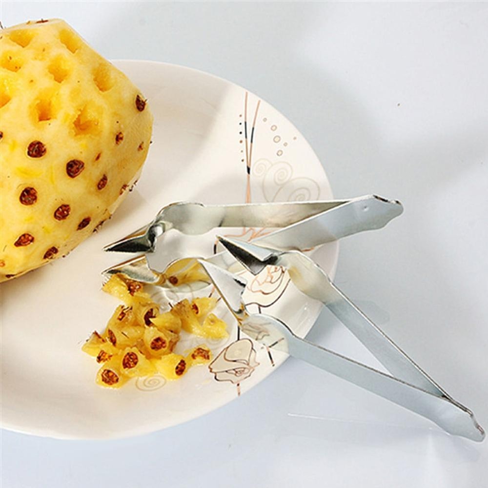 Stainless Steel Pineapple Eye Remover Tool Set 3PCS Non Slip Fruit Corer Digger