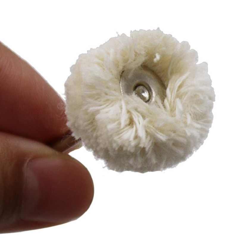 10PCS Wool Polishing Wheel Set For Rotary Tools Precision Finishing Kit 1