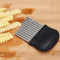 Stainless Steel Crinkle Cutter Knife For Wavy Fries Veggies Durable French Fry Cutter 4
