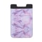 Marble Pattern Phone Card Holder With Stretch Pocket Slim Stickon Wallet For Phone 7
