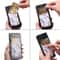 Marble Pattern Phone Card Holder With Stretch Pocket Slim Stickon Wallet For Phone 4