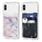 Marble Pattern Phone Card Holder With Stretch Pocket Slim Stickon Wallet For Phone 0