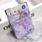 Marble Pattern Phone Card Holder With Stretch Pocket Slim Stickon Wallet For Phone 5