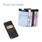 Marble Pattern Phone Card Holder With Stretch Pocket Slim Stickon Wallet For Phone 6
