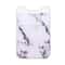 Marble Pattern Phone Card Holder With Stretch Pocket Slim Stickon Wallet For Phone 8
