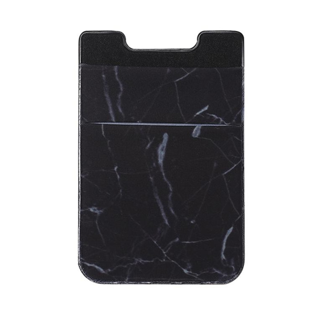Marble Pattern phone card holder with Stretch Pocket Slim stick-on wallet for phone