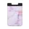 Marble Pattern Phone Card Holder With Stretch Pocket Slim Stickon Wallet For Phone 11