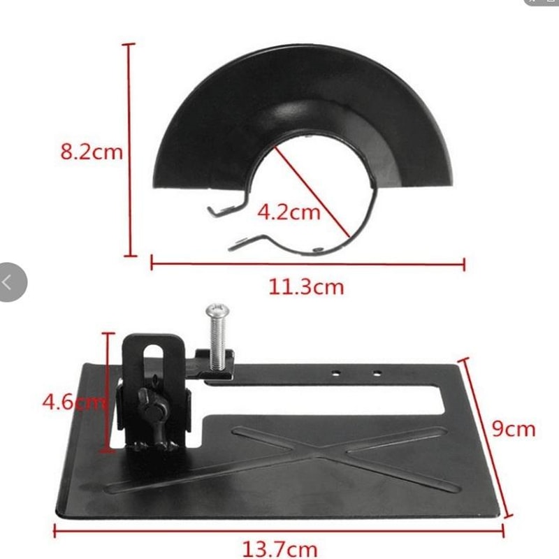 Angle Grinder Cutting Bracket With Protective Guard Cover For Safe Precision Cutting 3