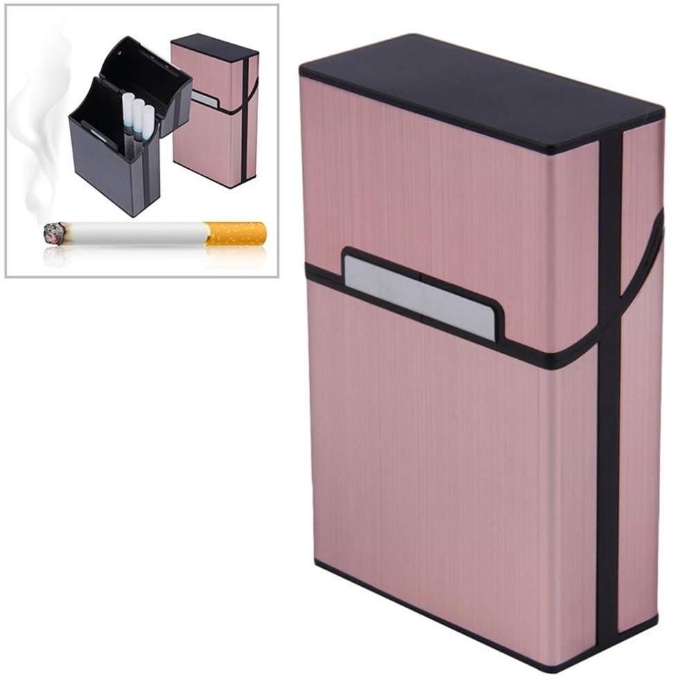 Slim Aluminum Cigarette Case Pocket Holder Durable Waterproof Tobacco Storage Box 0