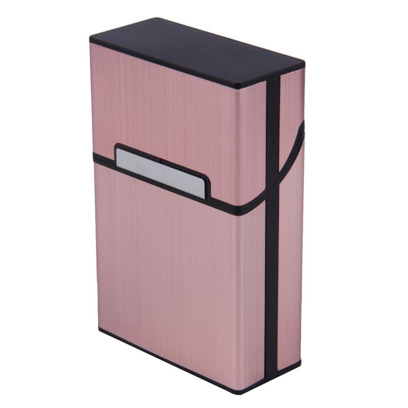 Slim Aluminum Cigarette Case Pocket Holder Durable Waterproof Tobacco Storage Box 1