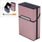 Slim Aluminum Cigarette Case Pocket Holder Durable Waterproof Tobacco Storage Box 9