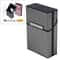 Slim Aluminum Cigarette Case Pocket Holder, Durable Waterproof Tobacco Storage Box