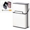 Slim Aluminum Cigarette Case Pocket Holder, Durable Waterproof Tobacco Storage Box