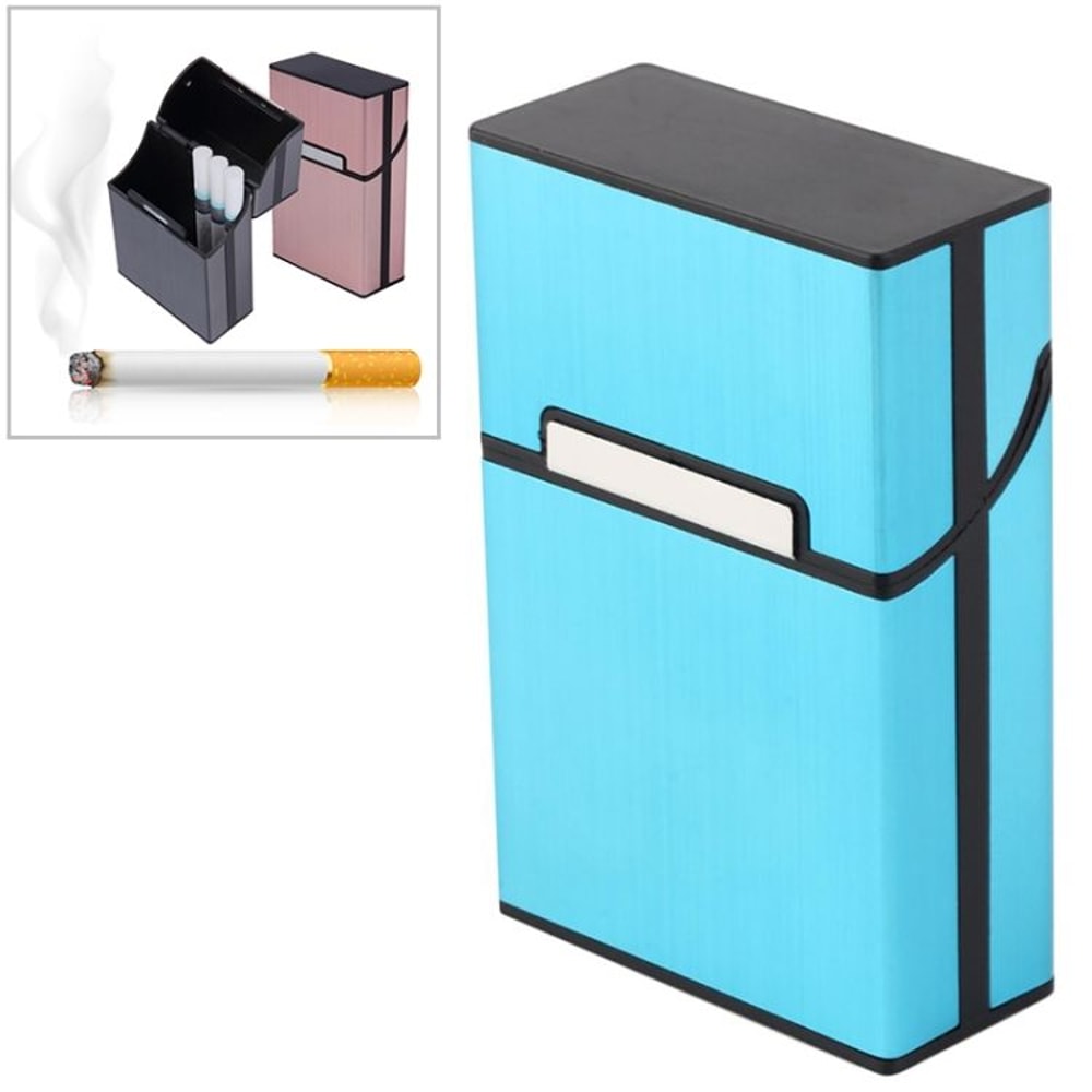 Slim Aluminum Cigarette Case Pocket Holder Durable Waterproof Tobacco Storage Box 12