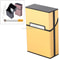 Slim Aluminum Cigarette Case Pocket Holder Durable Waterproof Tobacco Storage Box 11