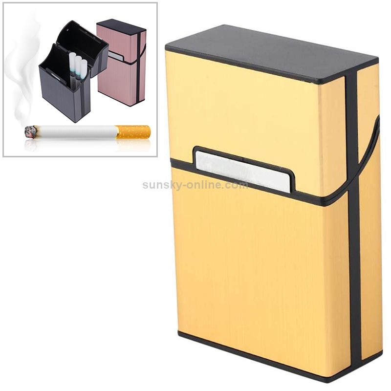 Slim Aluminum Cigarette Case Pocket Holder Durable Waterproof Tobacco Storage Box 11