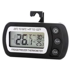 digital lcd fridge thermometer waterproof freezer temperature monitor with sensor