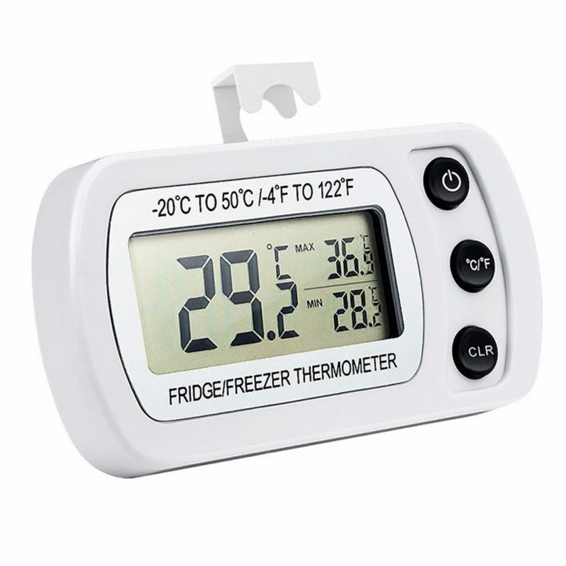 Digital LCD Fridge Thermometer Waterproof Freezer Temperature Monitor With Sensor 5
