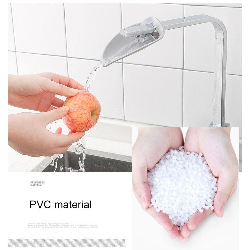 Kids Faucet Extender For Sink Soft Silicone Toddler Hand Washing Aid 4