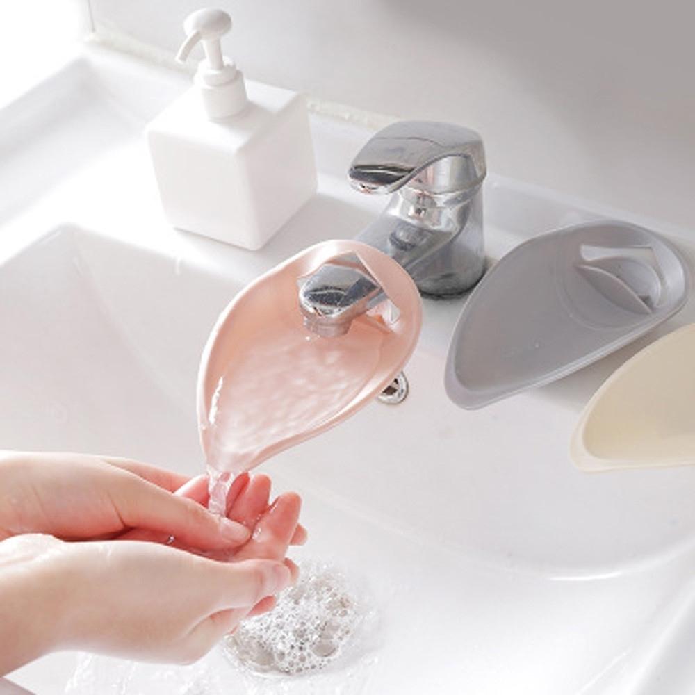 Kids Faucet Extender for Sink Soft Silicone Toddler Hand Washing Aid