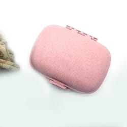 portable 8-grid pill organizer travel case set leakproof medicine storage box
