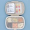 Portable 8Grid Pill Organizer Travel Case Set Leakproof Medicine Storage Box 2