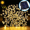 200 LED Solar String Lights Outdoor Waterproof Warm White Christmas Garden Lights