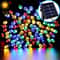 200 LED Solar String Lights Outdoor Waterproof Warm White Christmas Garden Lights 9