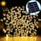 200 LED Solar String Lights Outdoor Waterproof Warm White Christmas Garden Lights 14