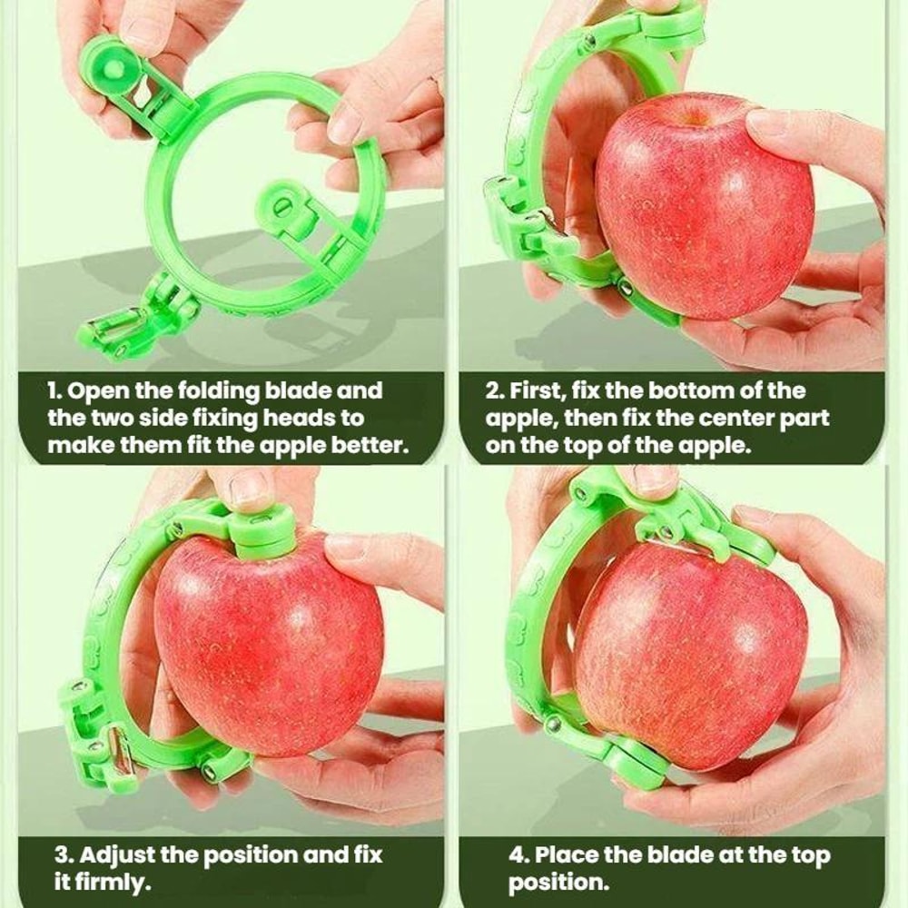 Premium Apple Peeler Machine HandCrank Fruit Peeler With Stainless Steel Blade 7