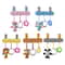 Cartoon Animal Baby Stroller Toy With Rattle Soft Crib Hanging Toy For Sensory Development 1