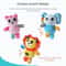 Cartoon Animal Baby Stroller Toy With Rattle Soft Crib Hanging Toy For Sensory Development 3