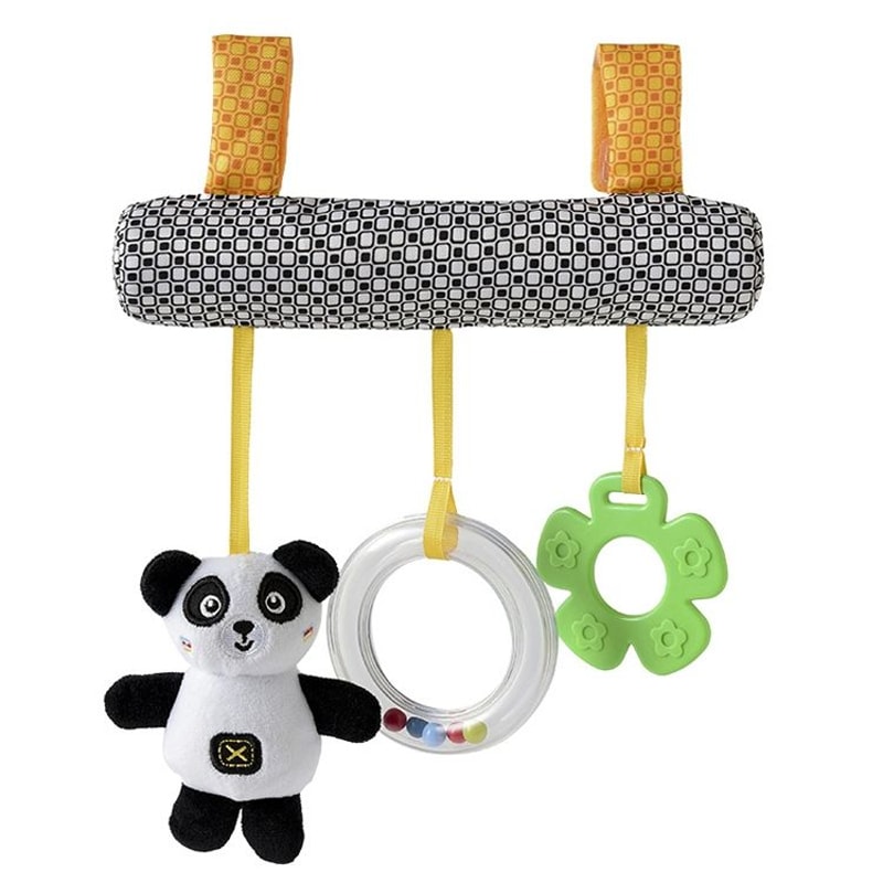 Cartoon Animal Baby Stroller Toy With Rattle Soft Crib Hanging Toy For Sensory Development 9