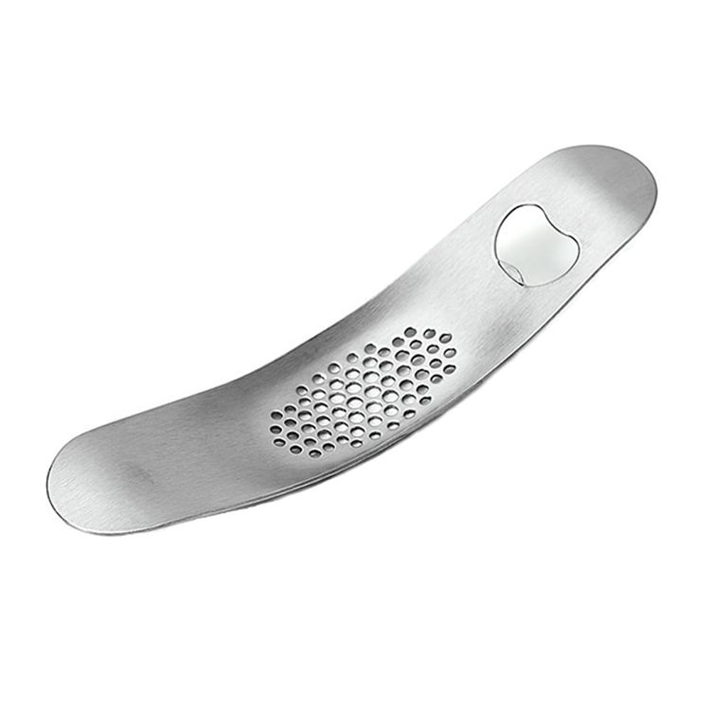 Stainless Steel Garlic Press Roller Manual Garlic Mincer Kitchen Tool 12