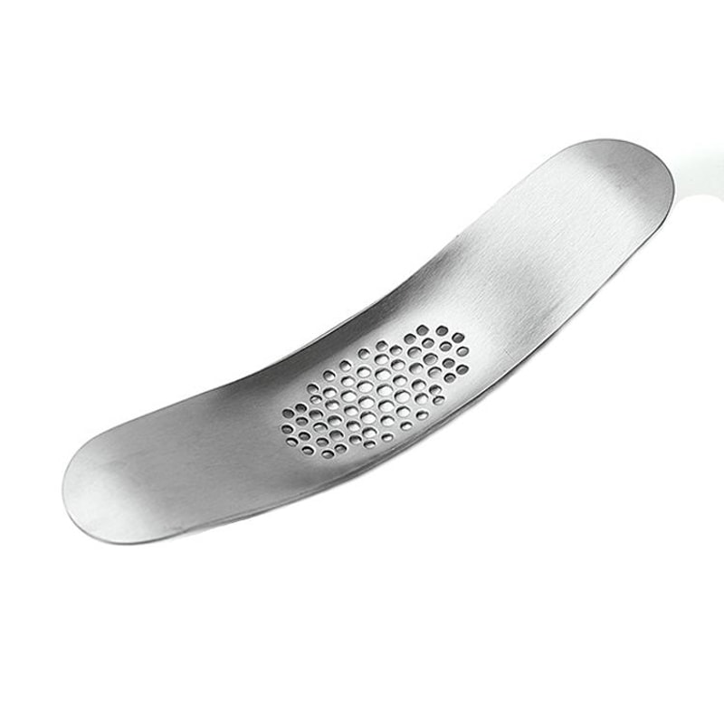 Stainless Steel Garlic Press Roller Manual Garlic Mincer Kitchen Tool