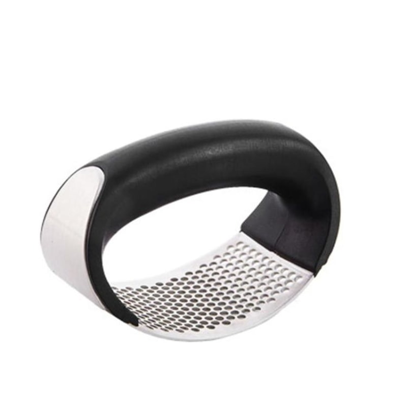 Stainless Steel Garlic Press Roller Manual Garlic Mincer Kitchen Tool 10