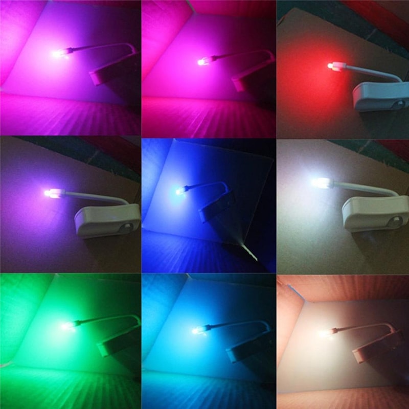 Motion Activated Toilet Night Light with 8 Color LED Bathroom Sensor Light