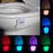 Motion Activated Toilet Night Light with 8 Color LED Bathroom Sensor Light