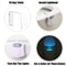 Motion Activated Toilet Night Light with 8 Color LED Bathroom Sensor Light