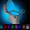 Motion Activated Toilet Night Light with 8 Color LED Bathroom Sensor Light