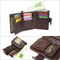 Vintage Genuine Leather Bifold Wallet For Men With Coin Pocket Card Holder 6